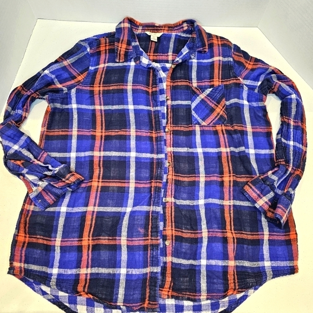 Est 1946 Cato Closet Button Down Plaid Shirt Size XL